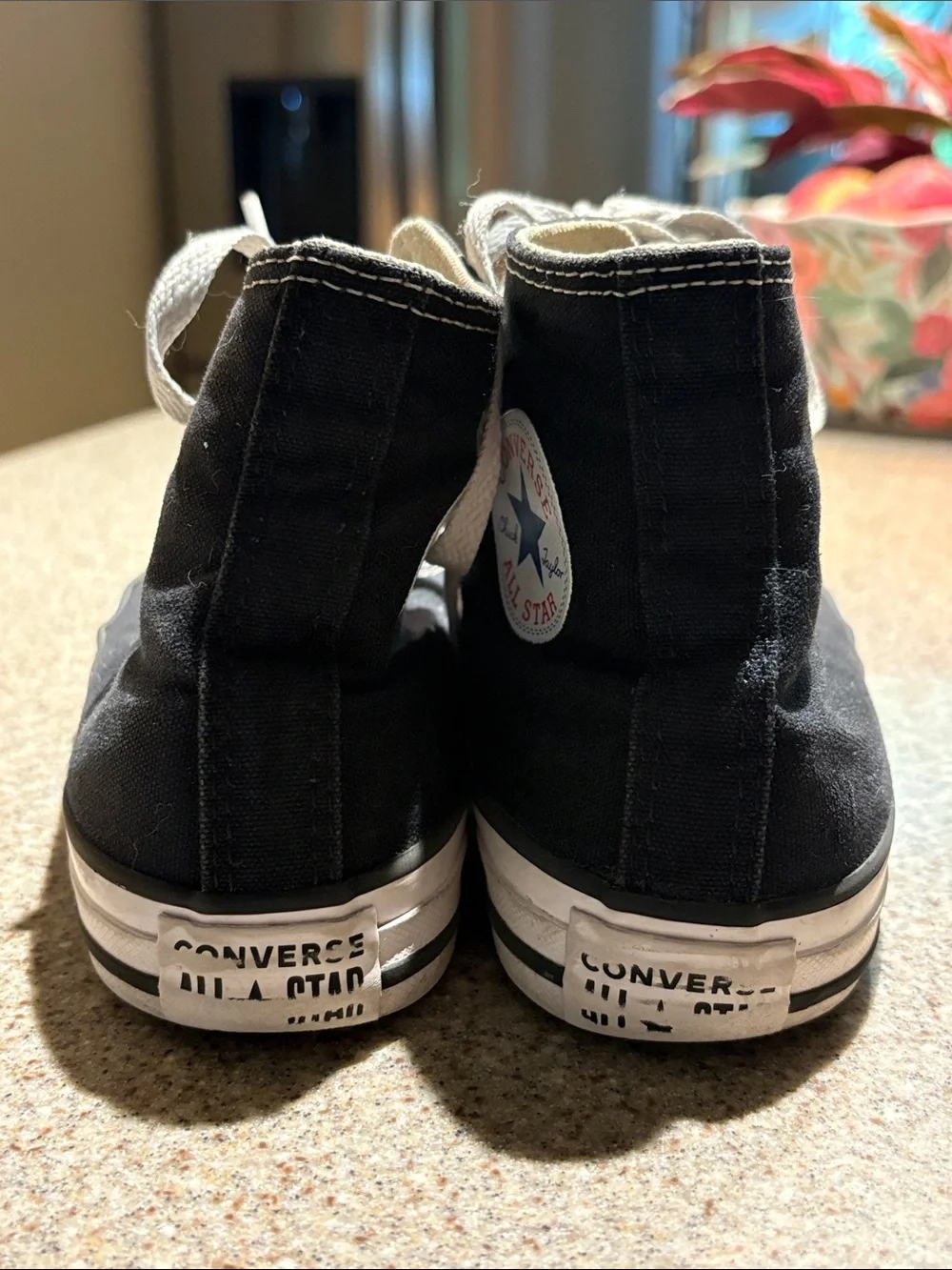 Converse Black & White High Top Sneakers
